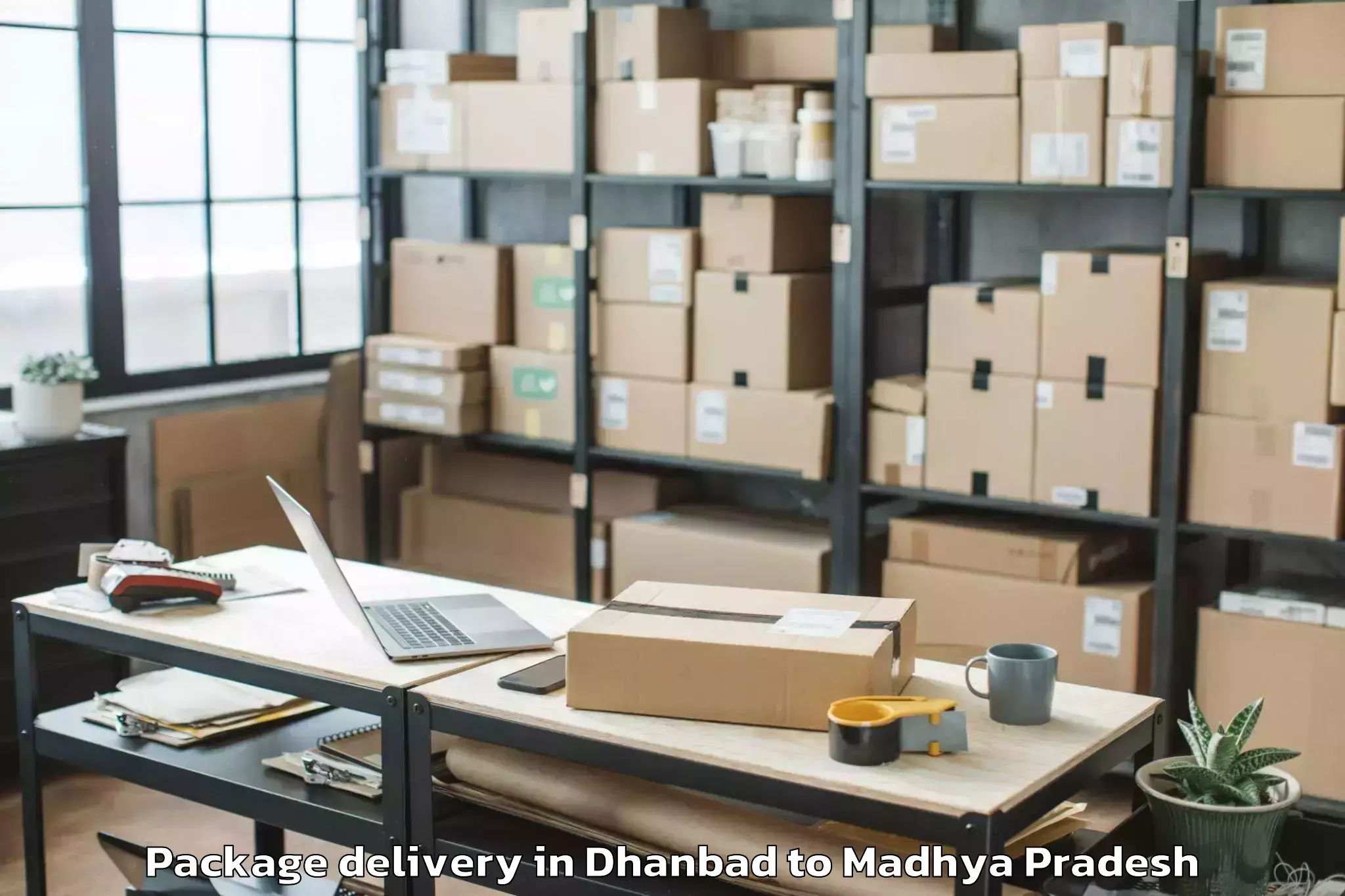 Top Dhanbad to Bhopal Package Delivery Available